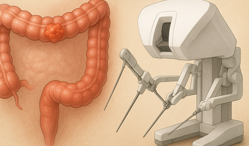 Jelito grube i robot DaVinci