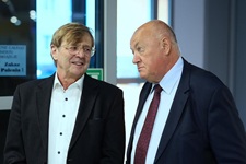 Konferencja prasowa dotycząca środk&oacute;w z KPO dla Katowickiego Centrum Onkologii