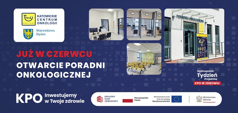 Plakat - otwarcie Poradni Onkologicznej